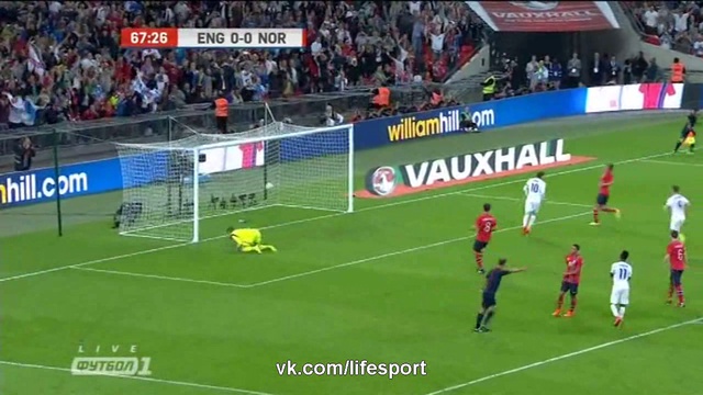 Видео Англия 1:0 Норвегия | Гол Руни (пен) HD