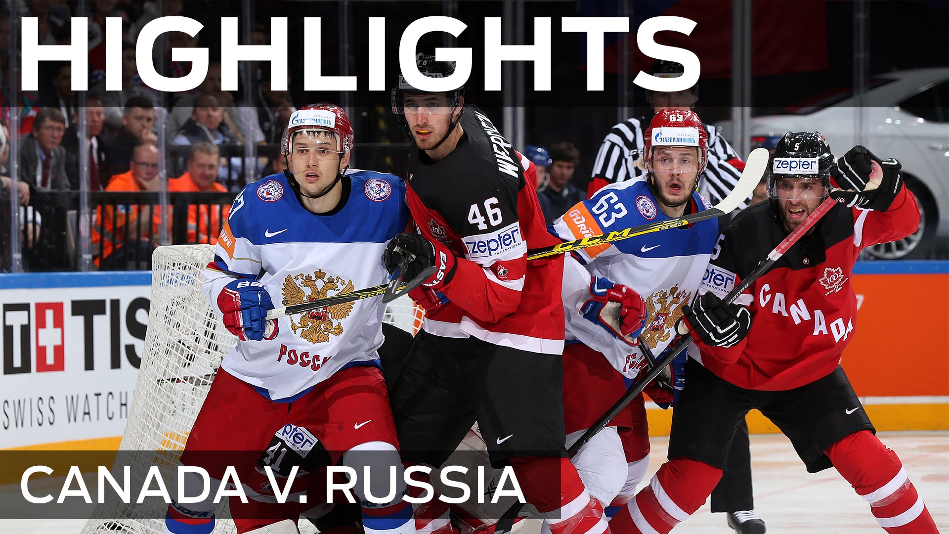 Canada super six stuns Russia | #IIHFWorlds 2015