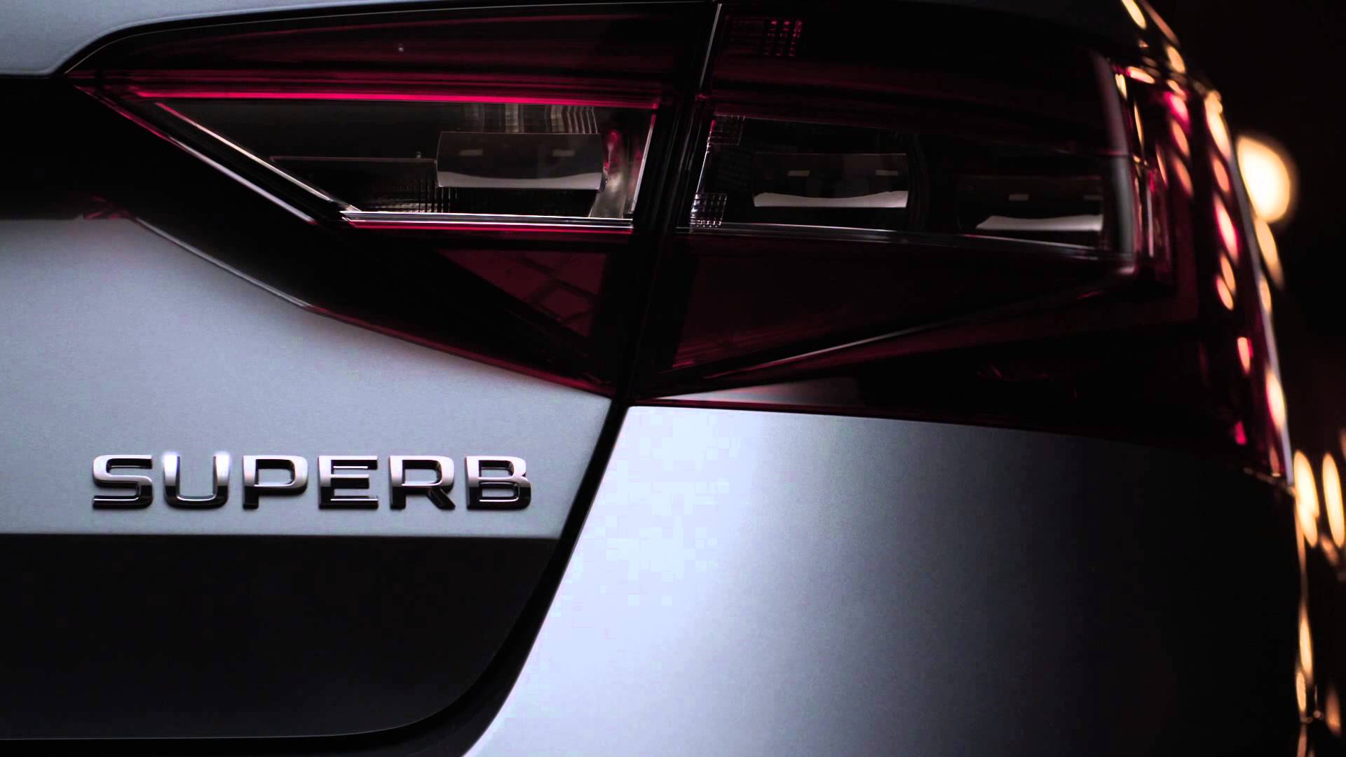 New Skoda Superb 2015 - official teaser